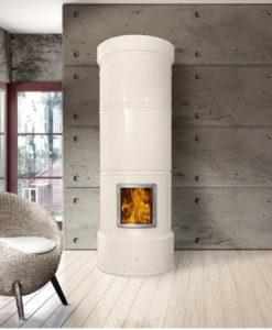 Metal plated fireplaces